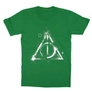 Kép 14/14 - Zöld Harry Potter gyerek rövid ujjú póló - Deathly hallows symbol