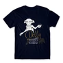 Sötétkék Harry Potter férfi rövid ujjú póló - Dobby is a free elf