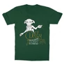 Sötétzöld Harry Potter gyerek rövid ujjú póló - Dobby is a free elf