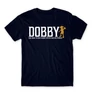 Sötétkék Harry Potter férfi rövid ujjú póló - Dobby saves Harry