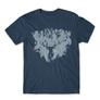 Denim Harry Potter férfi rövid ujjú póló - Expecto Patronum Silhouette