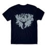 Sötétkék Harry Potter férfi rövid ujjú póló - Expecto Patronum Silhouette