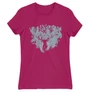 Pink Harry Potter női rövid ujjú póló - Expecto Patronum silhouette
