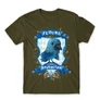 Khaki Harry Potter férfi rövid ujjú póló - Future Ravenclaw