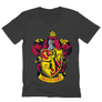 Kép 9/12 - Sötétszürke Harry Potter férfi V-nyakú póló - Griffendél logó