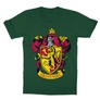 Kép 10/13 - Sötétzöld Harry Potter gyerek rövid ujjú póló - Griffendél logó