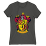 Kép 16/22 - Sötétszürke Harry Potter női rövid ujjú póló - Griffendél logó