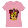 Kép 19/22 - Világos rózsaszín Harry Potter női rövid ujjú póló - Griffendél logó