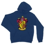 Kép 4/14 - Királykék Harry Potter unisex kapucnis pulóver - Griffendél logó
