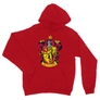 Kép 5/14 - Piros Harry Potter unisex kapucnis pulóver - Griffendél logó