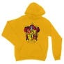 Sárga Harry Potter unisex kapucnis pulóver - Griffendél logó