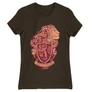 Barna Harry Potter női rövid ujjú póló - Gryffindor