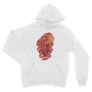Fehér Harry Potter unisex kapucnis pulóver - Gryffindor