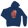 Királykék Harry Potter unisex kapucnis pulóver - Gryffindor