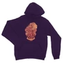 Sötétlila Harry Potter unisex kapucnis pulóver - Gryffindor