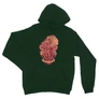 Sötétzöld Harry Potter unisex kapucnis pulóver - Gryffindor