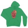 Zöld Harry Potter unisex kapucnis pulóver - Gryffindor