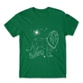 Zöld Harry Potter férfi rövid ujjú póló - Gryffindor Constellation