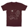 Bordó Harry Potter gyerek rövid ujjú póló - Gryffindor Constellation