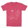Pink Harry Potter gyerek rövid ujjú póló - Gryffindor Constellation
