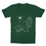 Sötétzöld Harry Potter gyerek rövid ujjú póló - Gryffindor Constellation