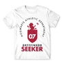 Fehér Harry Potter férfi rövid ujjú póló - Gryffindor Seeker
