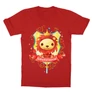 Piros Harry Potter gyerek rövid ujjú póló - Gryffindor Watercolor