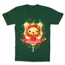 Sötétzöld Harry Potter gyerek rövid ujjú póló - Gryffindor Watercolor