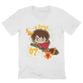 Fehér Harry Potter férfi V-nyakú póló - H. Potter 07