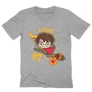 Sportszürke Harry Potter férfi V-nyakú póló - H. Potter 07