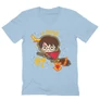 Világoskék Harry Potter férfi V-nyakú póló - H. Potter 07