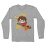 Sportszürke Harry Potter férfi hosszú ujjú póló - H. Potter 07