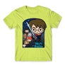 Almazöld Harry Potter férfi rövid ujjú póló - Harry Potter chibi poster