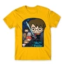 Sárga Harry Potter férfi rövid ujjú póló - Harry Potter chibi poster