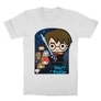 Fehér Harry Potter gyerek rövid ujjú póló - Harry Potter chibi poster
