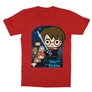 Piros Harry Potter gyerek rövid ujjú póló - Harry Potter chibi poster