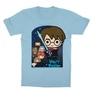 Világoskék Harry Potter gyerek rövid ujjú póló - Harry Potter chibi poster