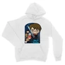 Fehér Harry Potter unisex kapucnis pulóver - Harry Potter chibi poster