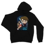 Fekete Harry Potter unisex kapucnis pulóver - Harry Potter chibi poster