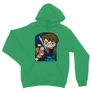 Zöld Harry Potter unisex kapucnis pulóver - Harry Potter chibi poster