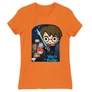 Narancs Harry Potter női rövid ujjú póló - Harry Potter chibi poster