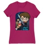 Pink Harry Potter női rövid ujjú póló - Harry Potter chibi poster