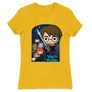 Sárga Harry Potter női rövid ujjú póló - Harry Potter chibi poster