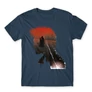 Denim Harry Potter férfi rövid ujjú póló - Harry silhouette