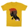 Sárga Harry Potter férfi rövid ujjú póló - Harry silhouette