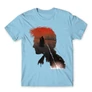 Világoskék Harry Potter férfi rövid ujjú póló - Harry silhouette