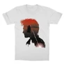Fehér Harry Potter gyerek rövid ujjú póló - Harry silhouette