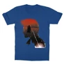 Királykék Harry Potter gyerek rövid ujjú póló - Harry silhouette