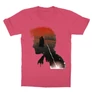 Pink Harry Potter gyerek rövid ujjú póló - Harry silhouette