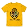 Sárga Harry Potter férfi rövid ujjú póló - Hogwarts Alumni